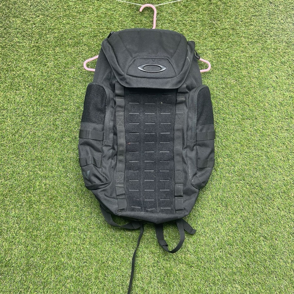 Oakley Black Link Pack Miltac w/MOLLE Panel Zip School Travel Bookbag Backpack